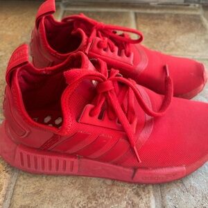 Adidas Kids Bright Red Sneakers